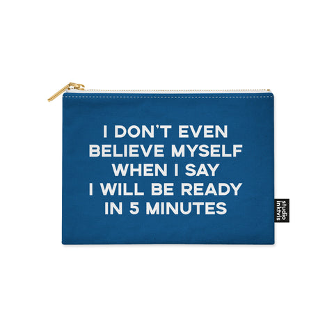 Canvas etui - I don't believe myself