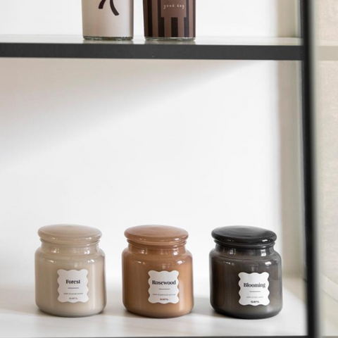 Geurkaars apothekerspot Rosewood