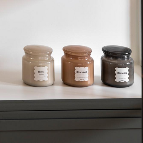 Geurkaars apothekerspot Rosewood