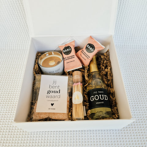 Cadeaubox jij bent goud waard