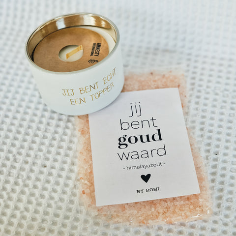 Cadeaubox jij bent goud waard