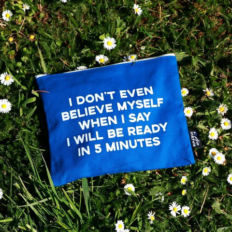 Canvas etui - I don't believe myself