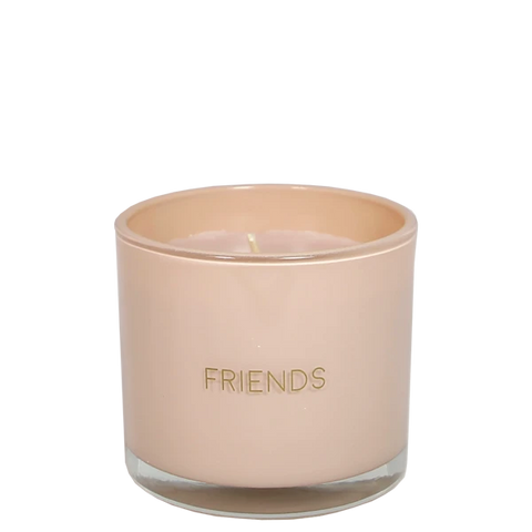 Geurkaars met wens en armband - Friends