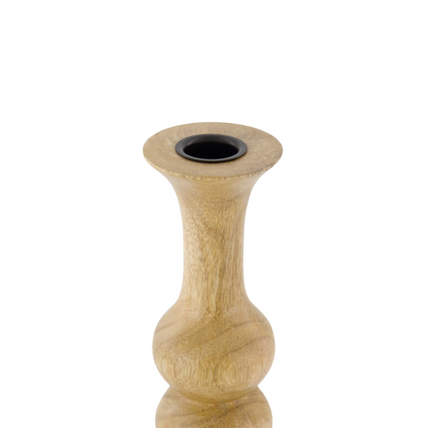 Houten kandelaar M naturel