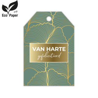 Kadokaartje van harte gefeliciteerd