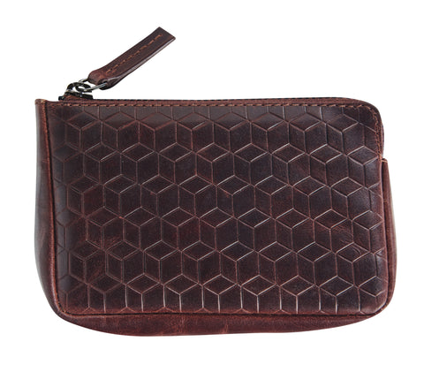 MADISON portemonnee/ sleutelzakje met rits - merlot