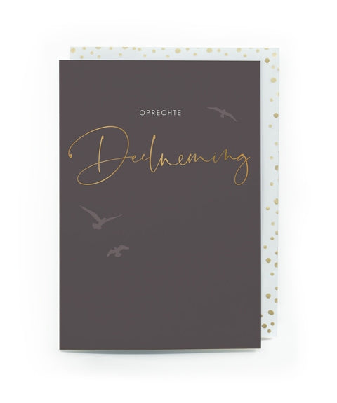 Wenskaart oprechte deelneming