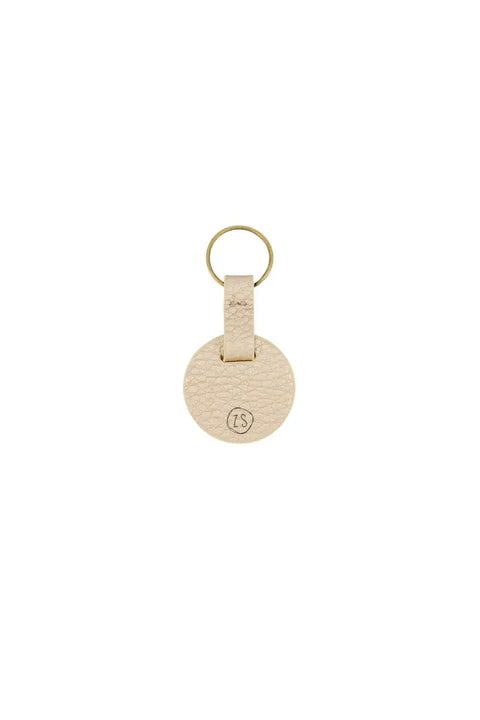 Ronde sleutelhanger leukerd goud