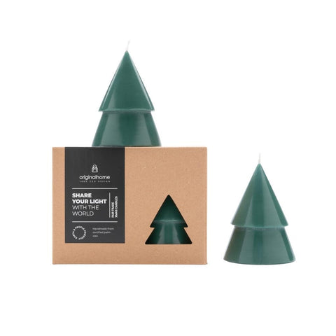 X-mas tree kaars forest M set van 2