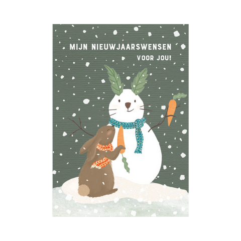Nieuwjaarsbrief: mijn nieuwjaarswensen voor jou (haas)