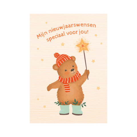 Nieuwjaarsbrief: mijn nieuwjaarswensen speciaal voor jou (beertje)