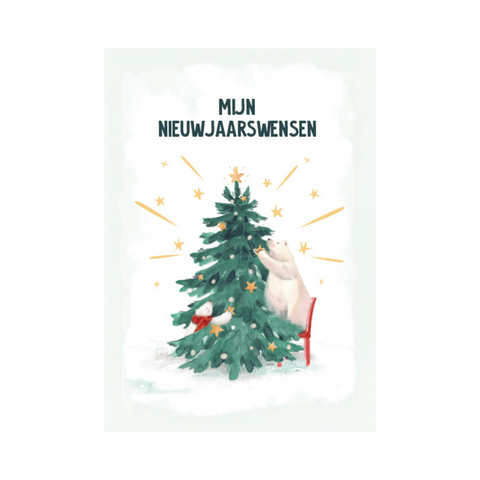 Nieuwjaarsbrief: mijn nieuwjaarswensen (ijsberen)