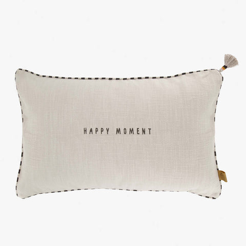 Kussen happy moment 60x30cm
