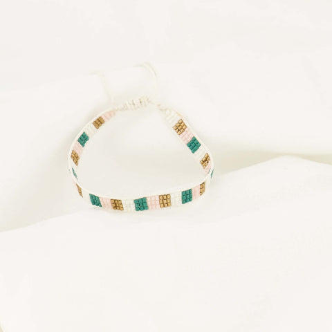 Miyuki armbandje streepje multicolor