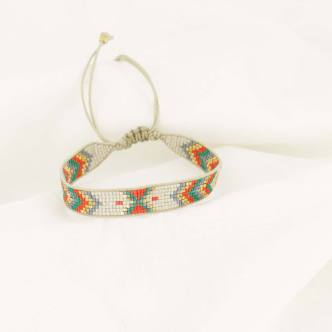 Miyuki armbandje zigzag multicolor