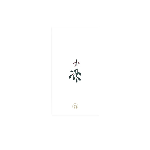 Servetten 11x20cm mistletoe