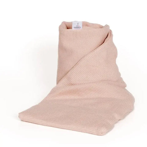 Warmtesjaal wafelstof nude roze