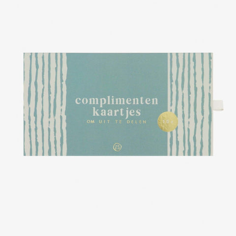 10 complimentenkaartjes in doosje
