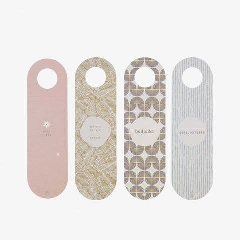 4 flessenhangers multicolor
